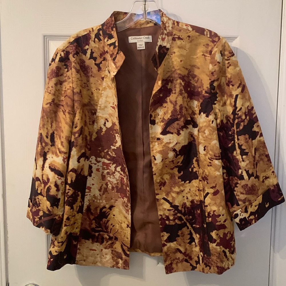 Blazer yellows and browns